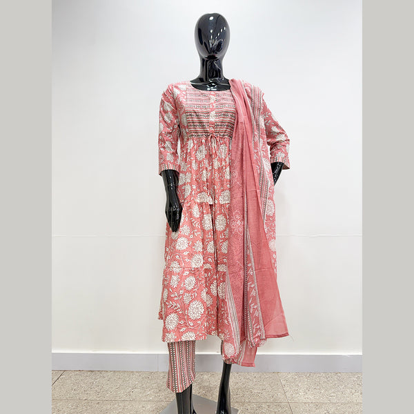 Umbrella Cut Cotton Dress