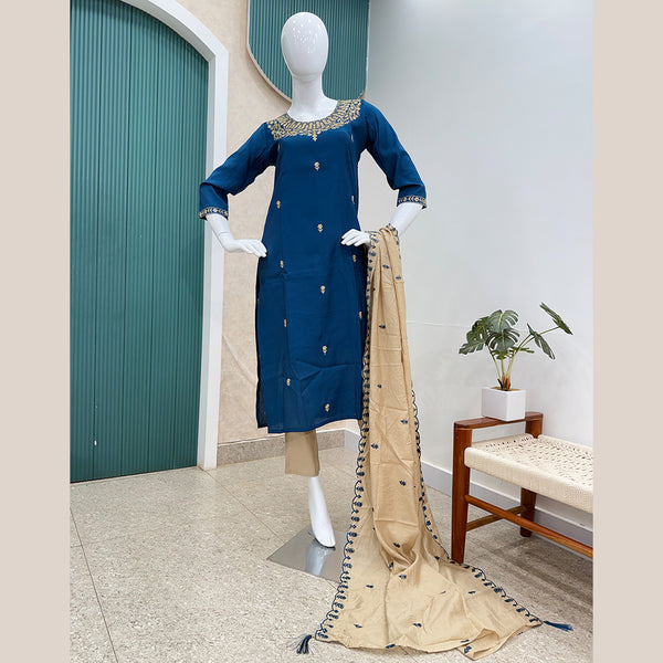 Raw Silk Suit Set