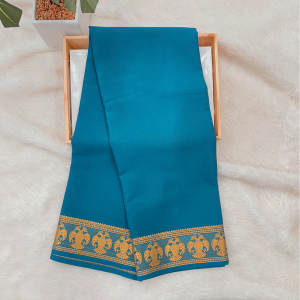 Pure Mysore Crepe Gandaberunda Silk Saree