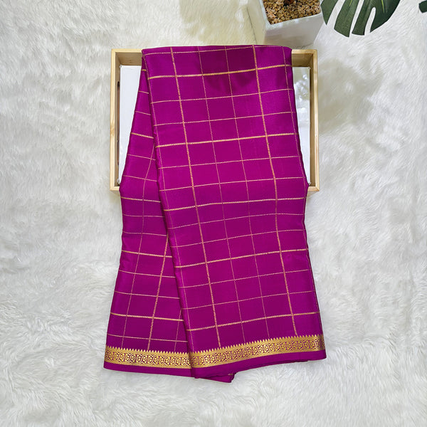 Pure Mysore Crepe Silk Saree