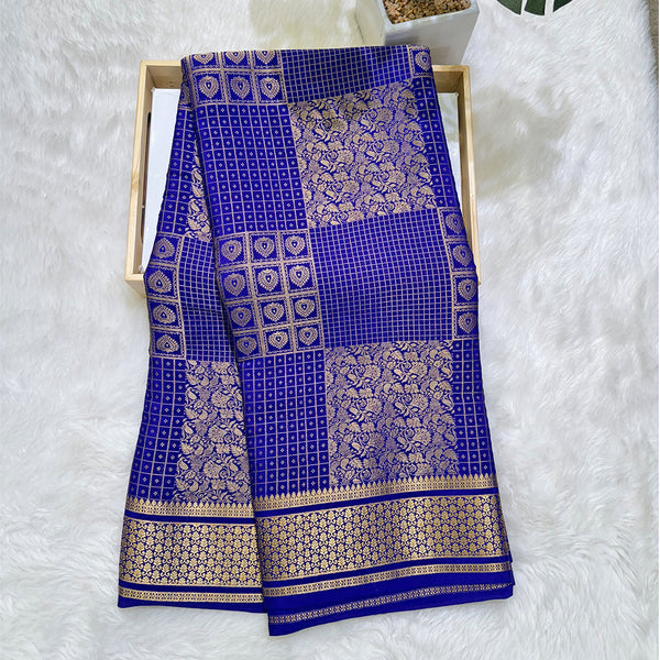 Pure Mysore Crepe Silk Saree