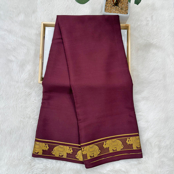 Pure Mysore Crepe Silk Saree