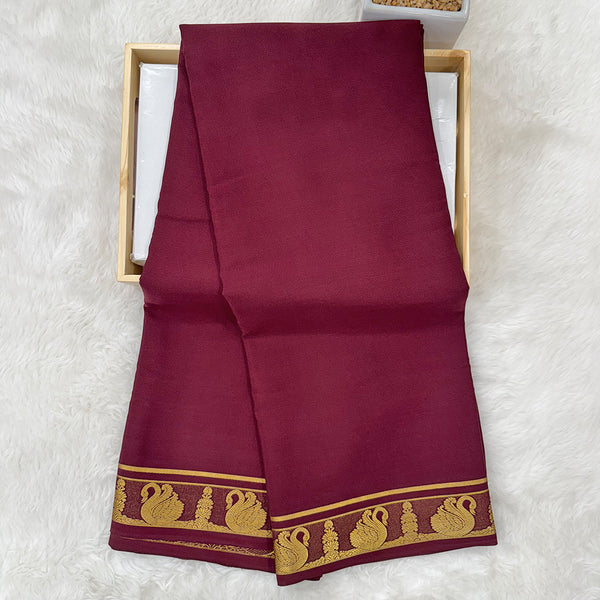 Pure Mysore Crepe Silk Saree