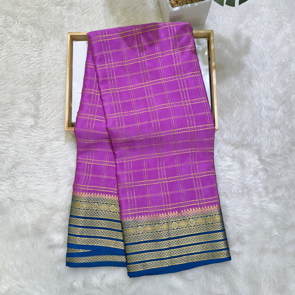 Pure Mysore Crepe Silk Saree
