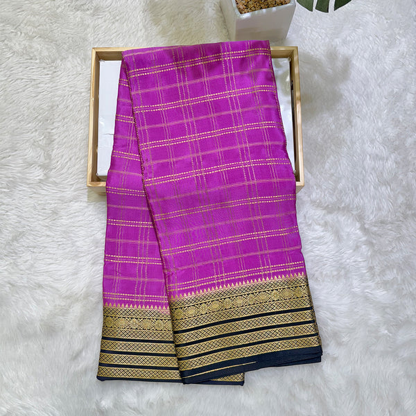 Pure Mysore Crepe Silk Saree