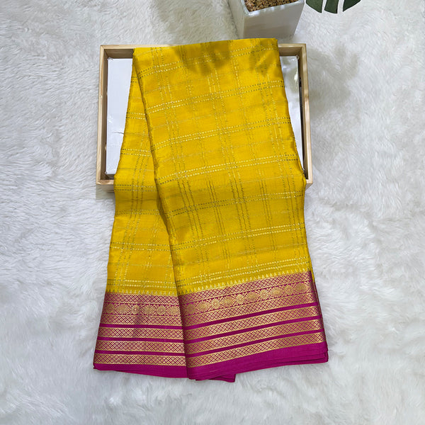 Pure Mysore Crepe Silk Saree