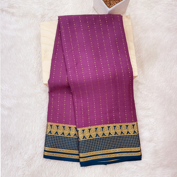 Pure Mysore Crepe Silk Saree