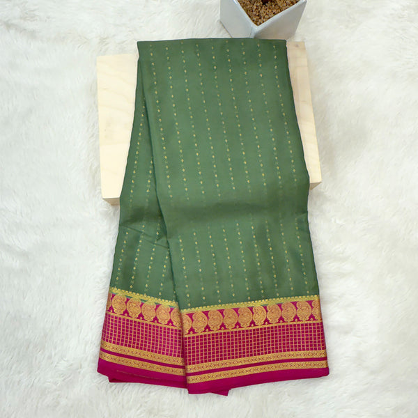 Pure Mysore Crepe Silk Saree