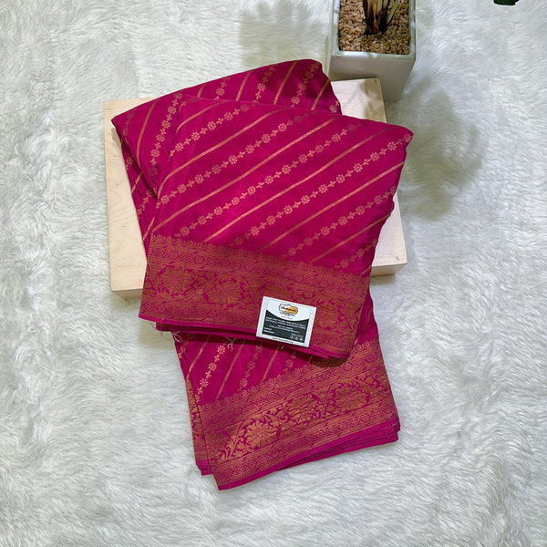Pure Banarasi Georgette saree