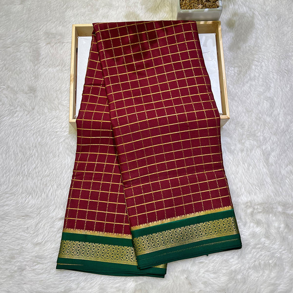Pure Mysore Crepe Silk Saree