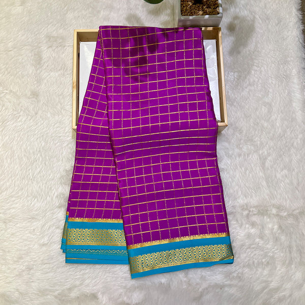 Pure Mysore Crepe Silk Saree