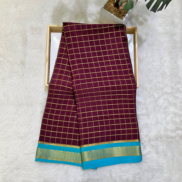 Pure Mysore Crepe Silk Saree