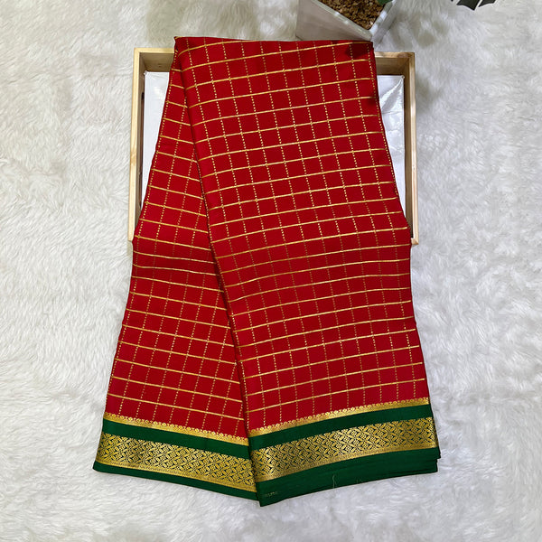 Pure Mysore Crepe Silk Saree