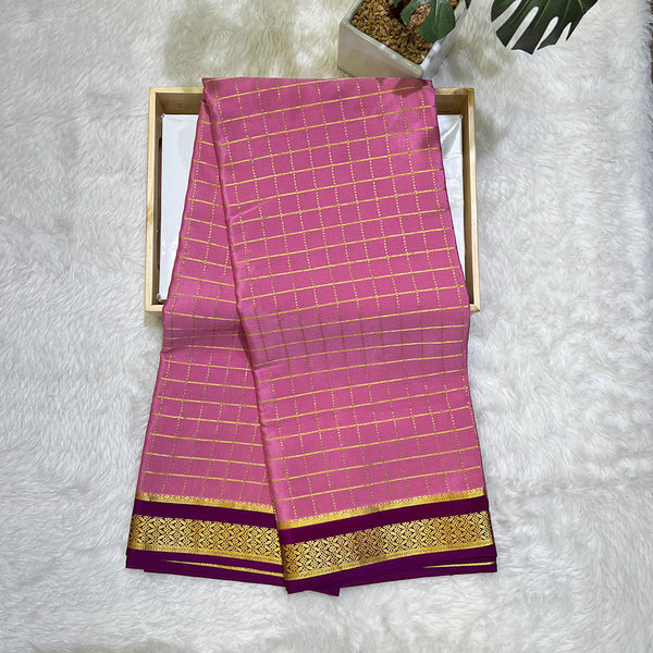 Pure Mysore Crepe Silk Saree