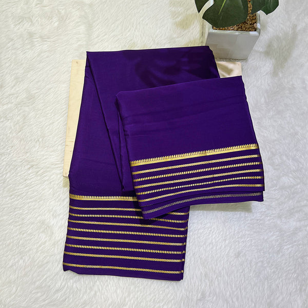 Pure Mysore Crepe Silk Saree