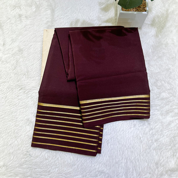 Pure Mysore Crepe Silk Saree