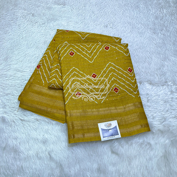 Sequence Work Dola Silk Saree