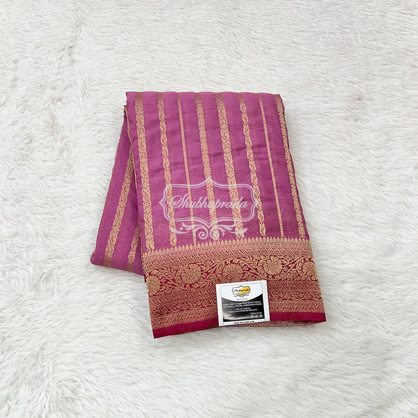 Premium Banarasi Georgette Saree with Rich Pallu and Border