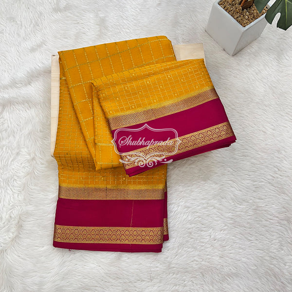 Pure Mysore Crepe Silk Saree