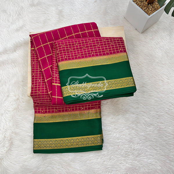Pure Mysore Crepe Silk Saree