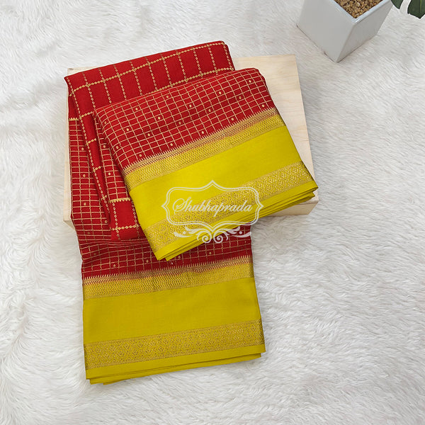 Pure Mysore Crepe Silk Saree