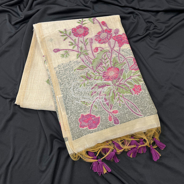 Semi Cotton Saree