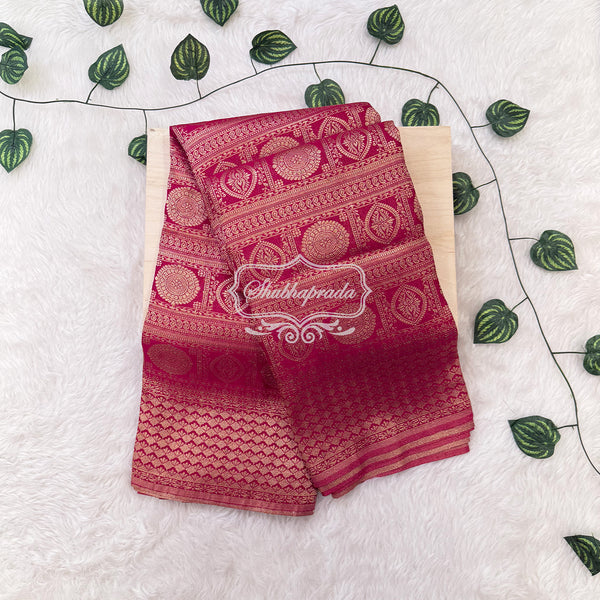 Premium Banarasi Georgette Saree