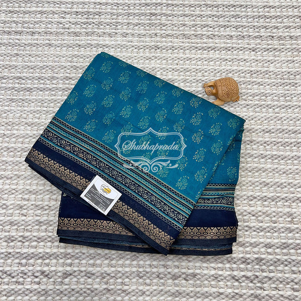 Soft Cotton Saree with Floral Print