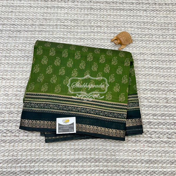 Soft Cotton Saree with Floral Print