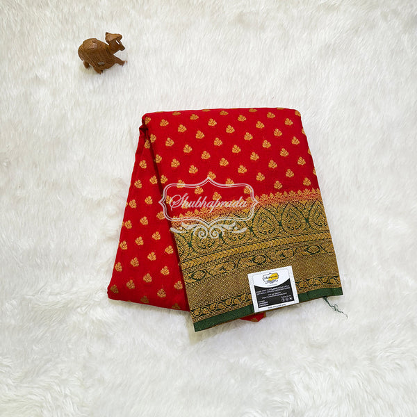 Banarasi Georgette Saree with Rich Pallu and Golden Butta
