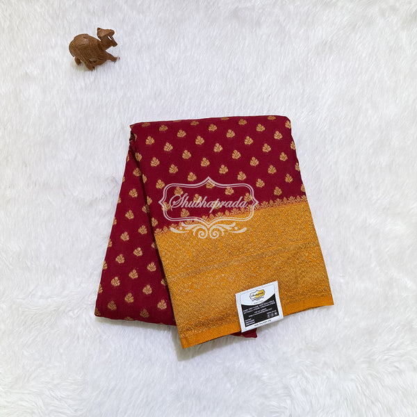 Banarasi Georgette Saree with Rich Pallu and Golden Butta