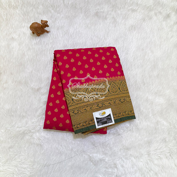 Banarasi Georgette Saree with Rich Pallu and Golden Butta