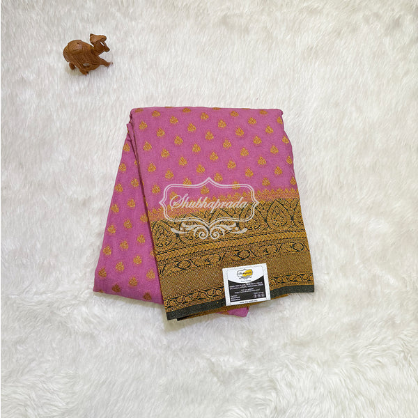 Banarasi Georgette Saree with Rich Pallu and Golden Butta