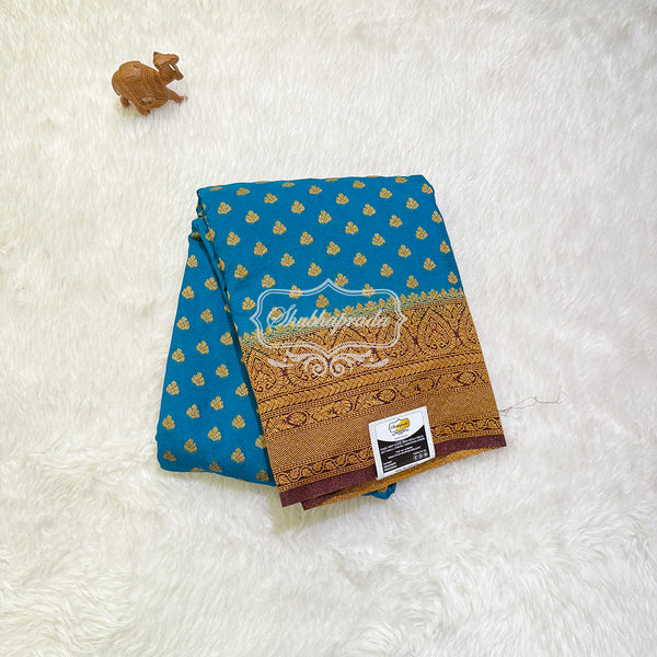 Banarasi Georgette Saree with Rich Pallu and Golden Butta