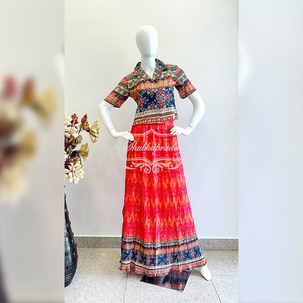 Indo Western Crop Shirt