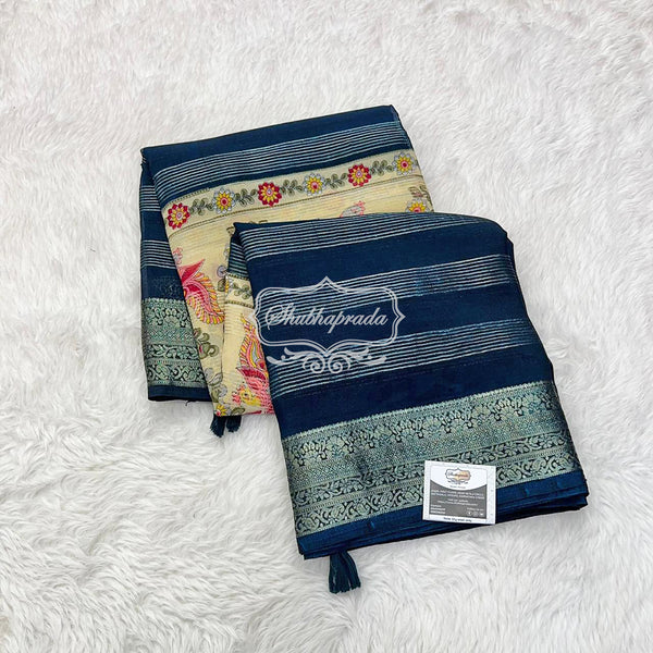 Kalamkari Chiffon Saree