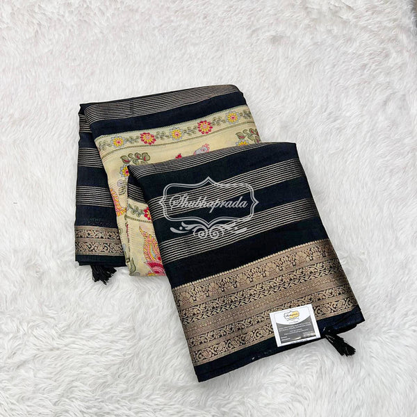 Kalamkari Chiffon Saree