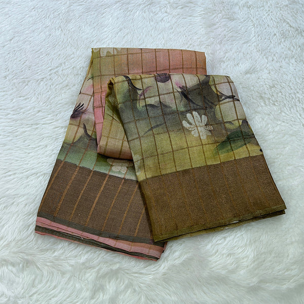 Pure Tussar Saree