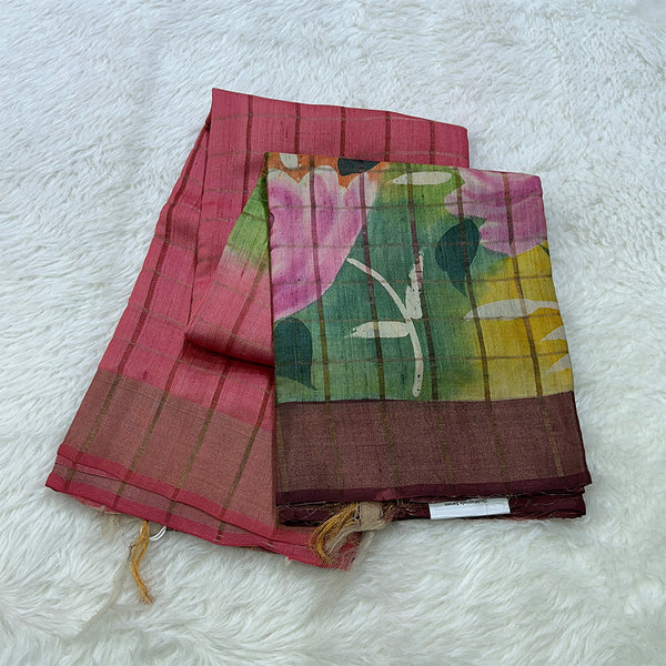 Pure Tussar Saree