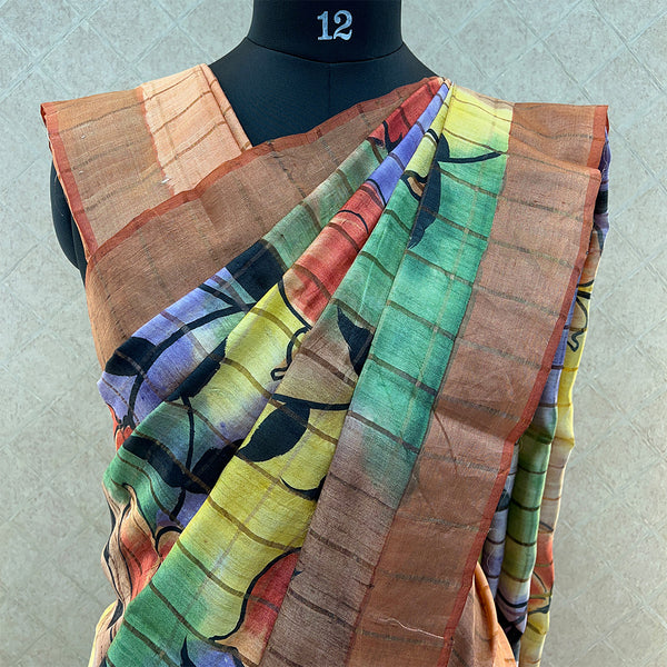 Pure Tussar Saree