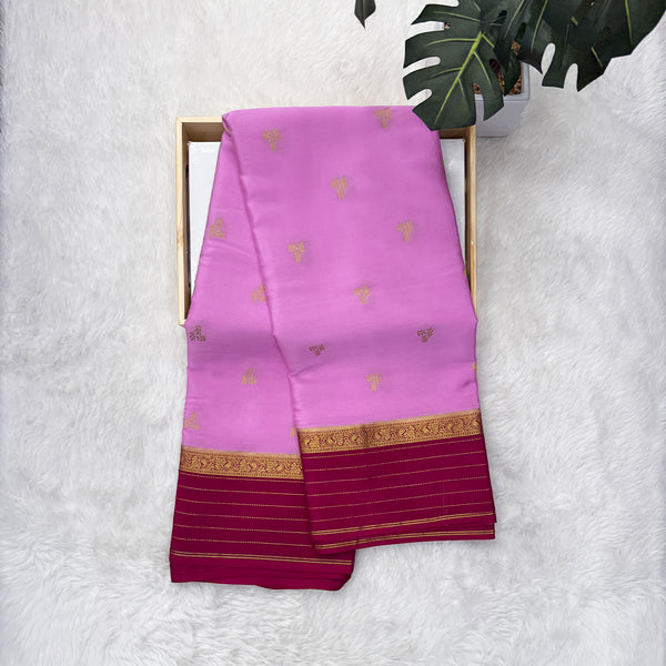 Pure Mysore Crepe Silk Saree