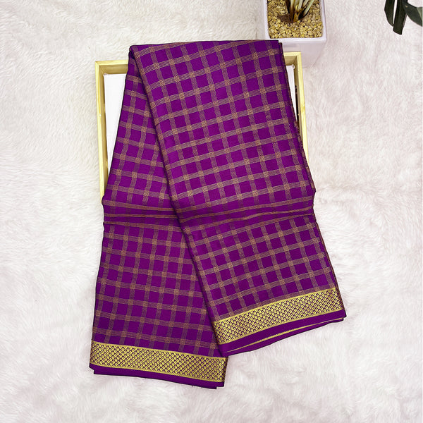 Pure Mysore Crepe Silk Saree